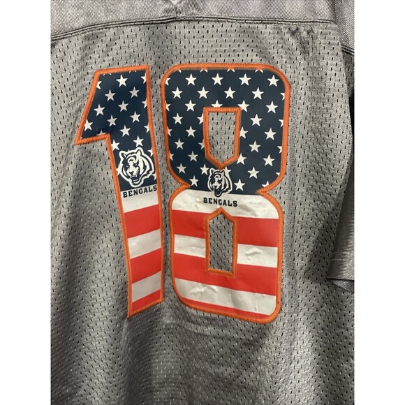 Nike Cincinnati Bengal AJ Green #18 USA Patriotic On-field Stitched Jersey S44 - Picture 3 of 6